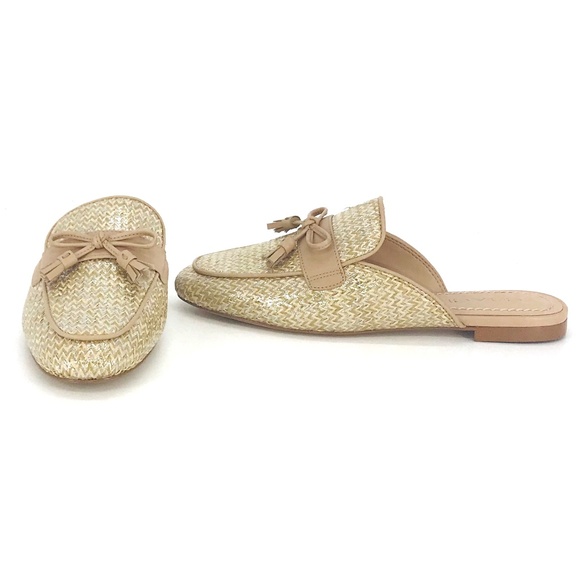 Coach Stassi Raffia Slide Size 6.5 US Women - Picture 2 of 8